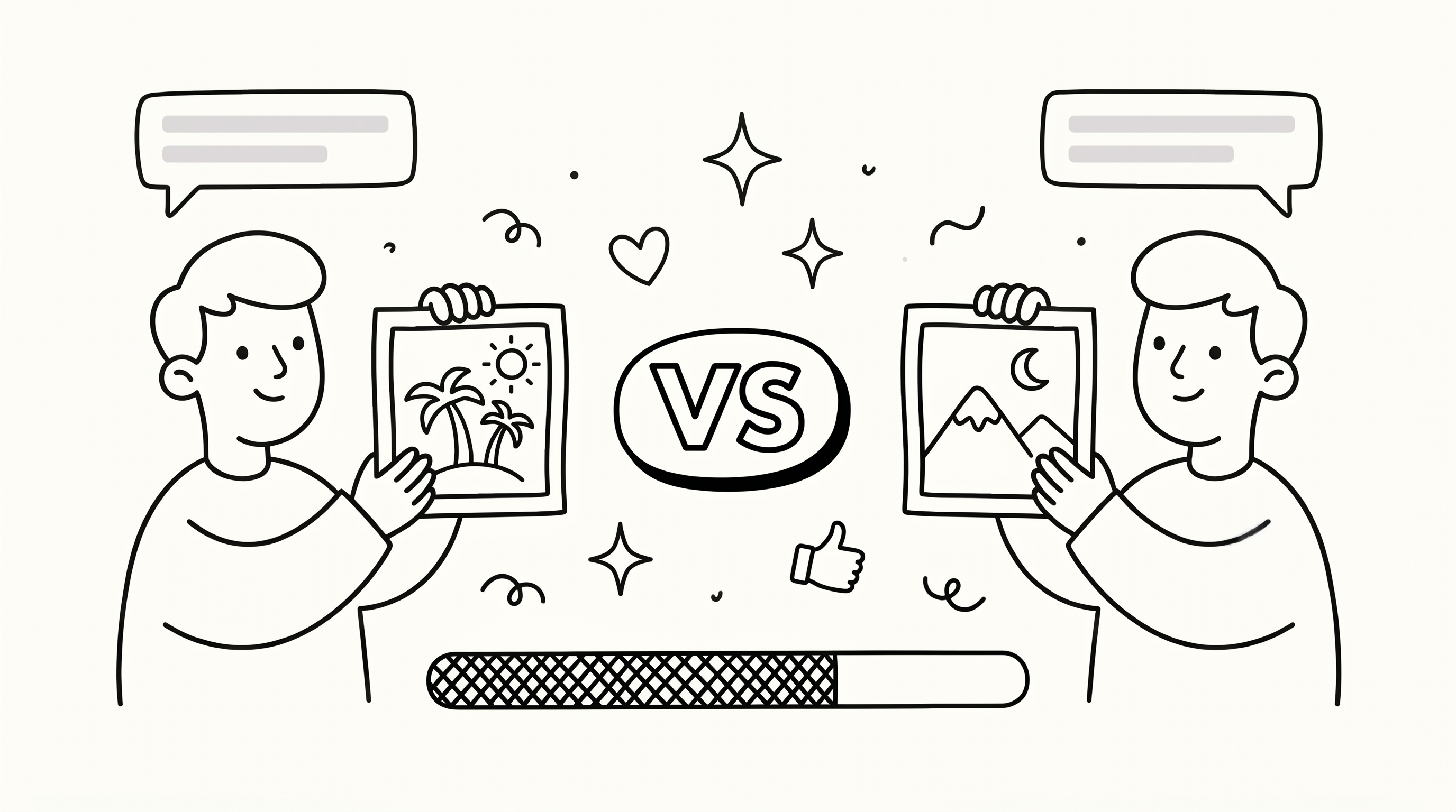 Photo battle format preview
